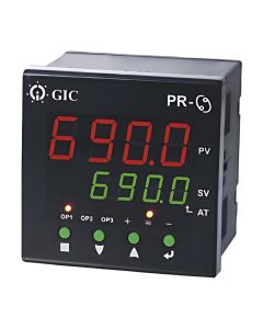 GIC 151J42B, 4 Digit Dual Display Digital Temperature Controller, Analog Input & 3 Relay Output, Size 96x96mm, Panel Mount