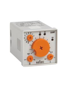 Selec 55MF-P8, 10 Functions, 25 Time Ranges, Universal Supply Voltage, Plug Mount