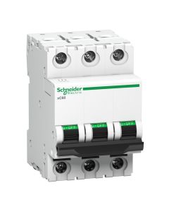 Schneider A9N3P16CGN, Miniature circuit breaker (MCB), 3 Pole, 16Amp, C Curve, 10kA