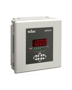 Selec APFC147-112-90-550V, 7 Segment LED Display, 8 & 12 Relay Stages, Panel Mount