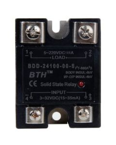 BDD-24100-00-S||DC Input DC Output, 100A Solid State Relay, Single Phase  