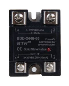 BDD-2440-00||DC Input DC Output, 40A Solid State Relay, Single Phase  