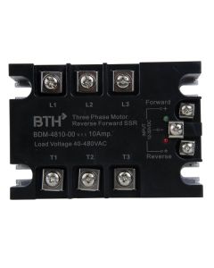BDM-4810-00||Motor Reversing Relay for Three Phase, Input DC Output AC, 10A Solid State Relay  