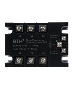 BDM-4816-00||Motor Reversing Relay for Three Phase, Input DC Output AC, 16A Solid State Relay  