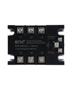 BDM-4840-00||Motor Reversing Relay for Three Phase, Input DC Output AC, 40A Solid State Relay 