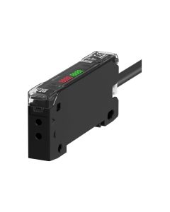 Autonics BFX-D1-N, Dual Display, 4-digit 7-segment LCD, NPN open collector, LCD Display Digital Fiber Optic Amplifier