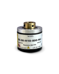 BI-38-H10-500-NU||Incremental Rotary Encoder, Hollow Type, Diameter 38mm, Hollow Diameter 10mm, PPR 500, NPN, 5~24V DC