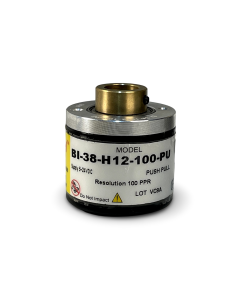 BI-38-H12-100-PU||Incremental Rotary Encoder, Hollow Type, Diameter 38mm, Hollow Diameter 12mm, PPR 100, Push Pull, 5~24V DC