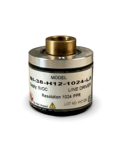BI-38-H12-1024-L-5||Incremental Rotary Encoder, Hollow Type, Diameter 38mm, Hollow Diameter 12mm, PPR 1024, Line Driver, 5V DC