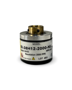 BI-38-H12-2000-NU||Incremental Rotary Encoder, Hollow Type, Diameter 38mm, Hollow Diameter 12mm, PPR 2000, NPN, 5~24V DC