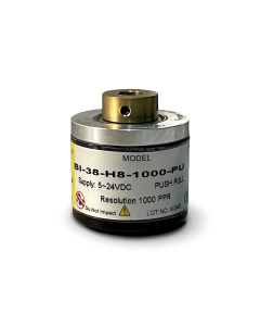 BI-38-H8-1000-PU||Incremental Rotary Encoder, Hollow Type, Diameter 38mm, Hollow Diameter 8mm, PPR 1000, Push Pull, 5~24V DC