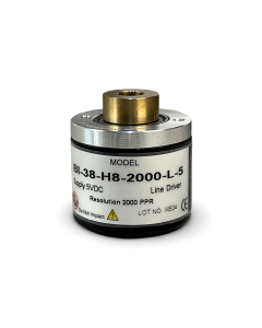 BI-38-H8-2000-L-5||Incremental Rotary Encoder, Hollow Type, Diameter 38mm, Hollow Diameter 8mm, PPR 2000, Line Driver, 5V DC