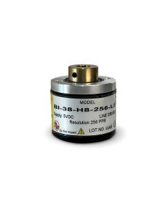 BI-38-H8-256-L-5||Incremental Rotary Encoder, Hollow Type, Diameter 38mm, Hollow Diameter 8mm, PPR 256, Line Driver, 5V DC