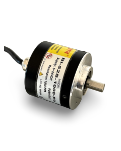 BI-52S-1000-PU||Incremental Rotary Encoder, Diameter 52mm, Shaft Type, Shaft Diameter 8mm, PPR 1000, Push Pull, 5~24V DC