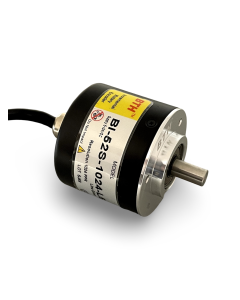 BI-52S-1024-L-5||Incremental Rotary Encoder, Diameter 52mm, Shaft Type, Shaft Diameter 8mm, PPR 1024, Line Driver, 5V DC