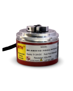 BI-58H10-1024-PPDG||Incremental Rotary Encoder, Diameter 58mm, Hollow Type, Hollow Diameter 10mm, PPR 1024, Push Pull Differential, 5~24V DC