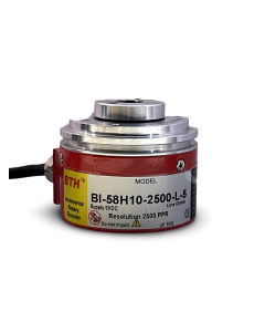 BI-58H10-2500-L-5||Incremental Rotary Encoder, Diameter 58mm, Hollow Type, Hollow Diameter 10mm, PPR 2500, Line Driver, 5V DC