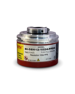 BI-58H12-1024-PPDG||Incremental Rotary Encoder, Diameter 58mm, Hollow Type, Hollow Diameter 12mm, PPR 1024, Push Pull Differential, 5~24V DC