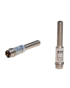 BIR5-PN1FL-CM83 ||3Pin M8 Connector Type Inductive Proximity Sensor, Diameter 5mm, Sensing Range 1mm, PNP NO