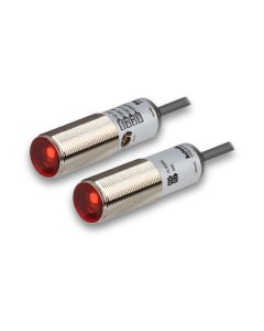 Autonics BRQM20M-TDTA-P, 20m Sensing, Sensing target Opaque material of min. Ø7mm, Through-beam type, Cylindrical Photoelectric Sensor