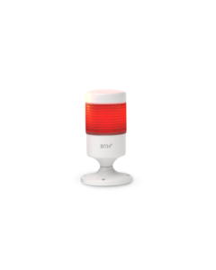 BSC-R-1W2B||24V DC Tower Light, One Stage, Steady + Buzzer, Red Color  