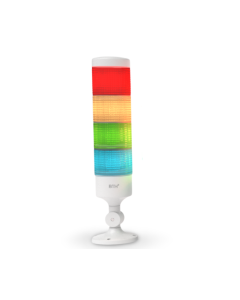 BSC-RYGB-4W2||24V DC Tower Light, Four Stage, Steady, Red, Yellow, Green, Blue Color 