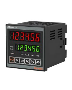 Autonics CT6S-1P4,  Programmable Digital Counter+Timers, 6-digit 7-segment LED, Panel Mount
