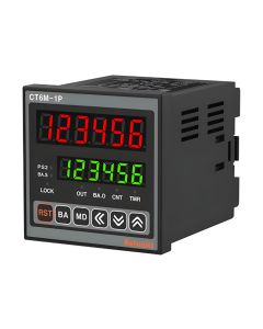 Autonics CT6M-1P4, 100-240VAC~ 50/60Hz, 6-digit 7-segment LED, Programmable Digital Counter/Timer
