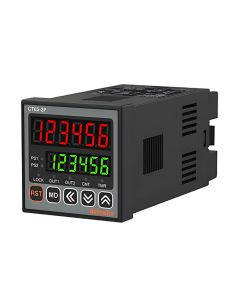 Autonics CT6S-2P4,  Programmable Digital Counter+Timers, 6-digit 7-segment LED, Panel Mount