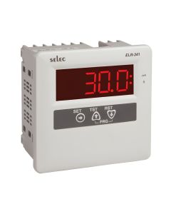 Selec ELR-341-1, 3 Digit 7 Segment LED Display, Earth Leakage Monitoring Relay, 96x96mm, Panel Mount