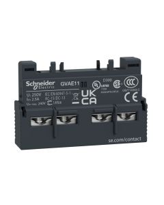 Schneider GVAE11, TeSys GV2 & GV3 - auxiliary contact - 1 NO + 1 NC