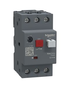 Schneider GZ1E06, Motor Circuit Breaker, Easy TeSys Power, GZ1E, AC-3, 3 Pole, 1~1.6A, Thermal Magnetic Trip