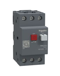 Schneider GZ1LE08, Motor Circuit Breaker, Easy TeSys Power, GZ1LE, 3 Pole, Push-Button, 4A, Magnetic Trip
