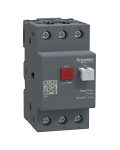 Schneider GZ1LE10, Motor Circuit Breaker, Easy TeSys Power, GZ1LE, 3 Pole, Push-Button, 6.3A, Magnetic Trip