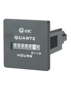 GIC HM 36, Non Resettable Hour Meter, 6 Digits Square Type, 90~264V AC
