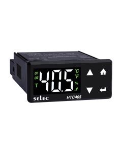 Selec HTC405, 3 Digit Single Display Humidity + Temperature Controller, RH/RTD Sensor Input 2 Relay Control Output, Size 36x72mm, Panel Mount