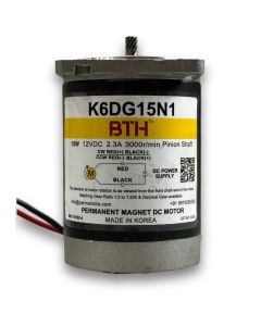 K6DG15N1 ||15 Watt 12V DC Motor, Pinion Shaft, Flange 60mm