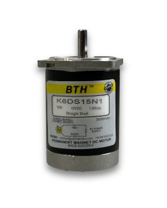 K6DS15N1||15 Watt 12V DC Motor, Straight Shaft, Flange 60mm