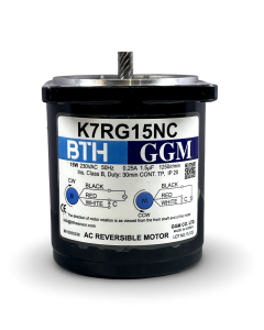 K7RG15NC ||Single Phase 15 Watt Reversible Motor, Pinion Shaft, Flange 70mm
