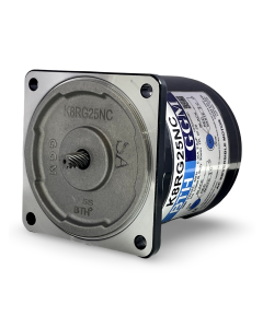K8RG25NC ||Single Phase 25 Watt Reversible Motor, Pinion Shaft, Flange 80mm