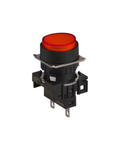 Autonics L16RR-ER24, LED block Power supply 24VDC, Round type, Red, Pilot Light