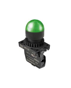 Autonics L2RR-L1GL, Marking(Lamp),  Dome head(extended), Green, Pilot Lights