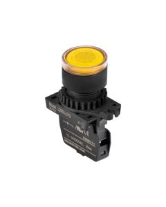 Autonics L2RR-L3YL, Marking(Lamp), Flat round(extended), Yellow, Pilot Light