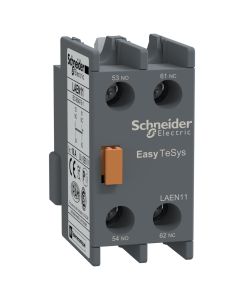 Schneider LAEN11, EasyPact TVS - auxiliary contact block - 1 NO + 1 NC - screw-clamps terminals