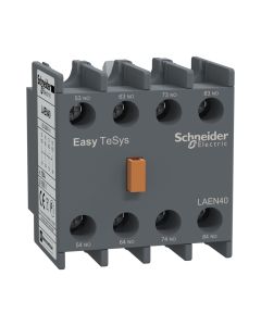 Schneider LAEN40, EasyPact TVS - auxiliary contact block - 2 NO + 2 NC - screw-clamps terminals