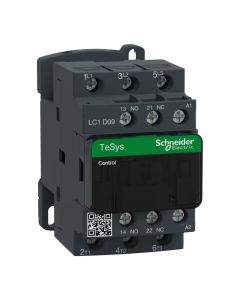 Schneider LC1D09M7, TeSys D contactor - 3P,  440V, 9A,  220V AC coil