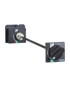 Schneider LV429338, Extended Rotary Handle, PowerPact Multistandard H/J, EasyPact CVS 100/160/250, black standard handle, IP55