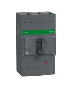 Schneider LV508231, MCCB, EasyPact CVS800N, 50kA at 415VAC, ETS 2.3, 800A, 3 Pole