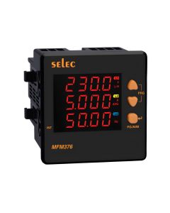 Selec MFM376-230VAC, 7 Segment LED Display, Multifunction Meter 