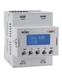 Selec MIBRX-DSP-AP-4M, Modular type PLC - MIBRX, Adapter Plate for independent display, DIN Rail Mount